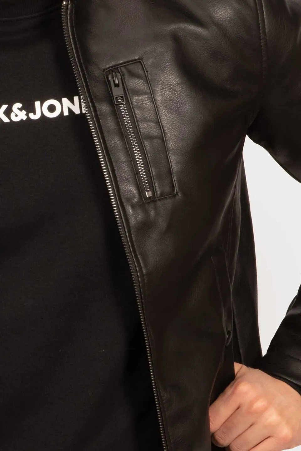 Jack & Jones Bőrkabát, 4. fotó