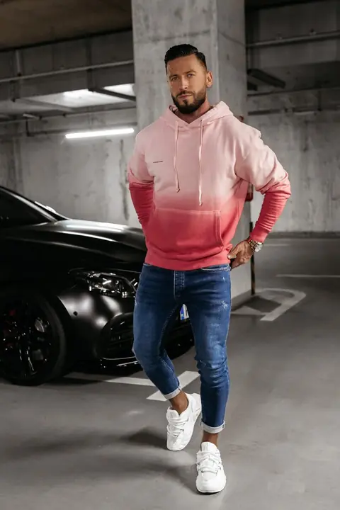 OlaVoga Fade Men kapucnis pulóver