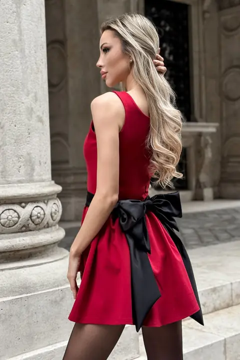 MandO Bow Muse Red ruha