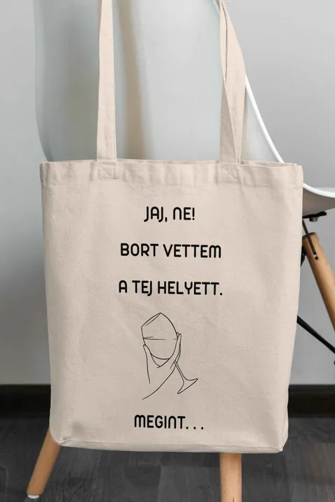 Griff Jaj ne! Organikus Pamut Táska