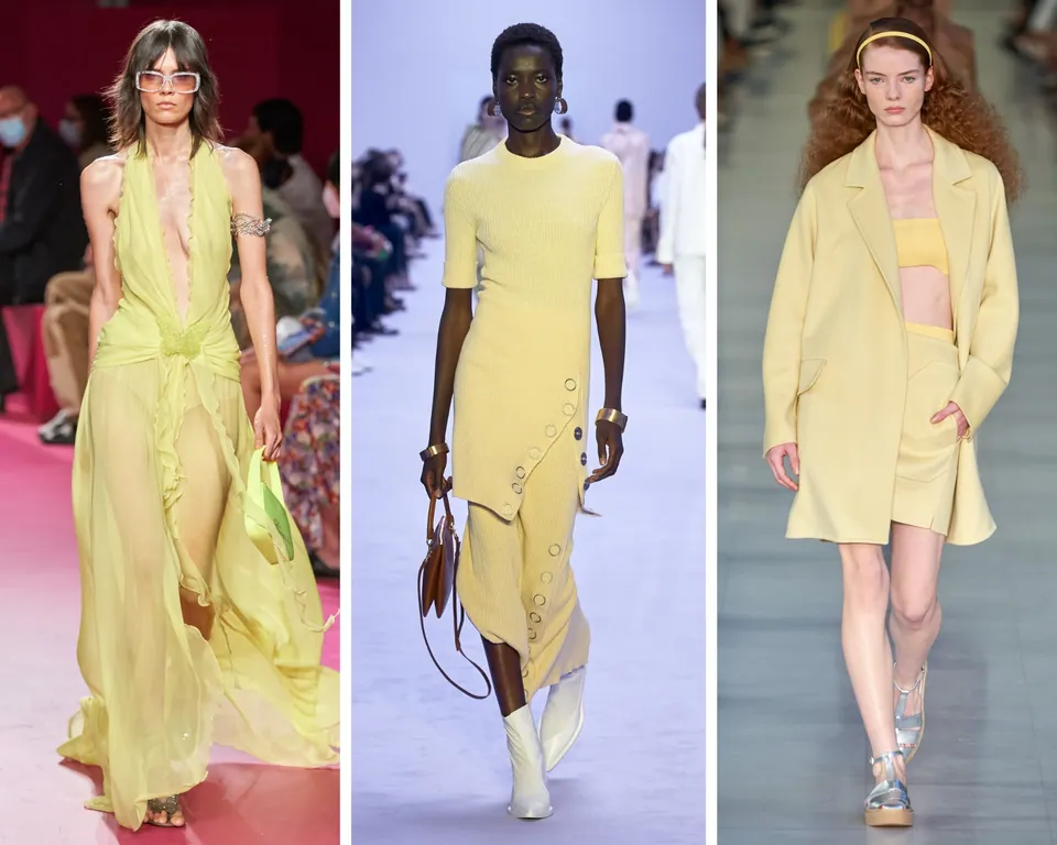Yellow, Red, Green: a trend report from the Spring/Summer 2022 runways – Chau Bui